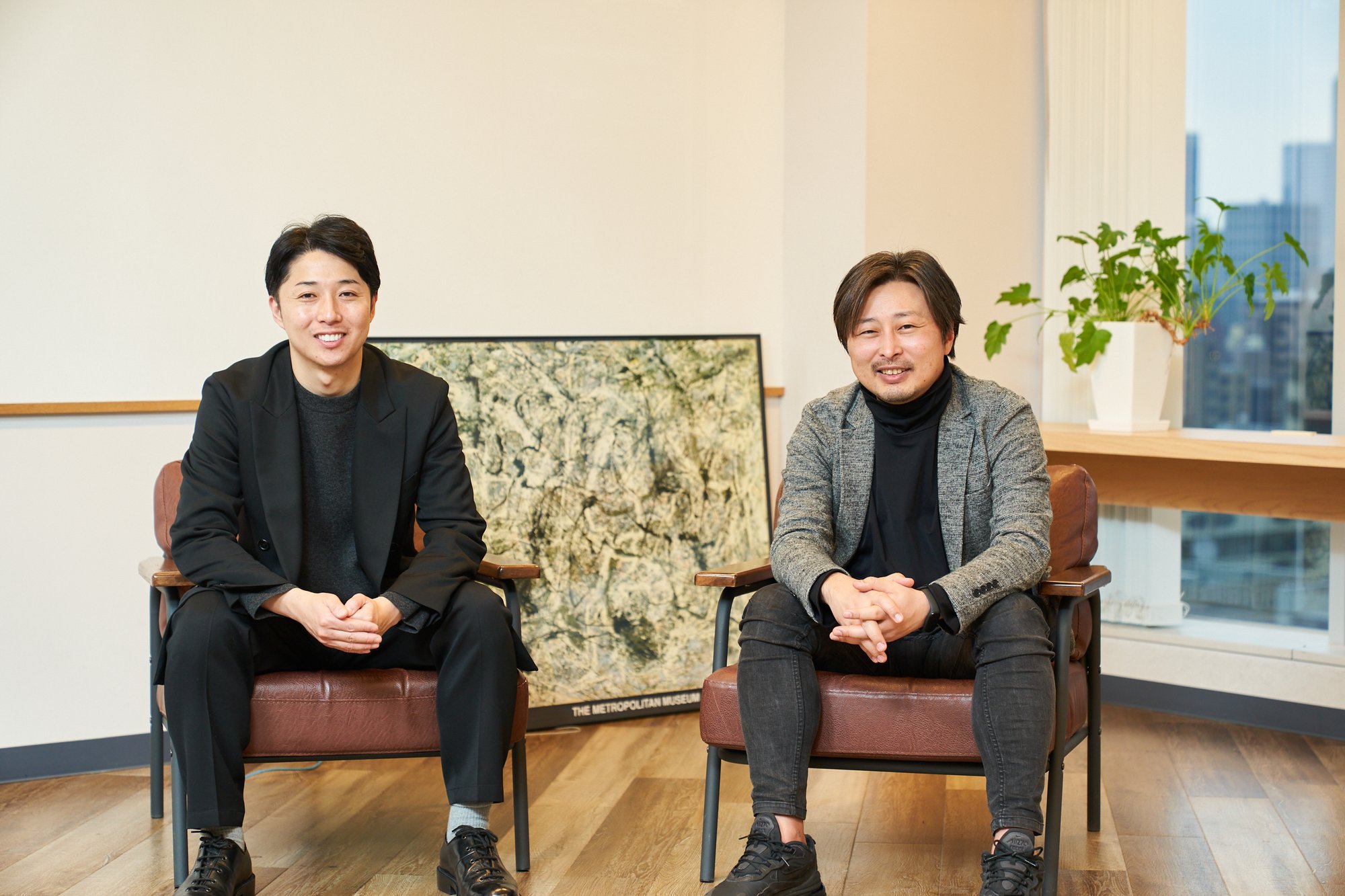 ラフラ 代表取締役社長 木村元様とKaizen Platform CEO 須藤憲司の写真